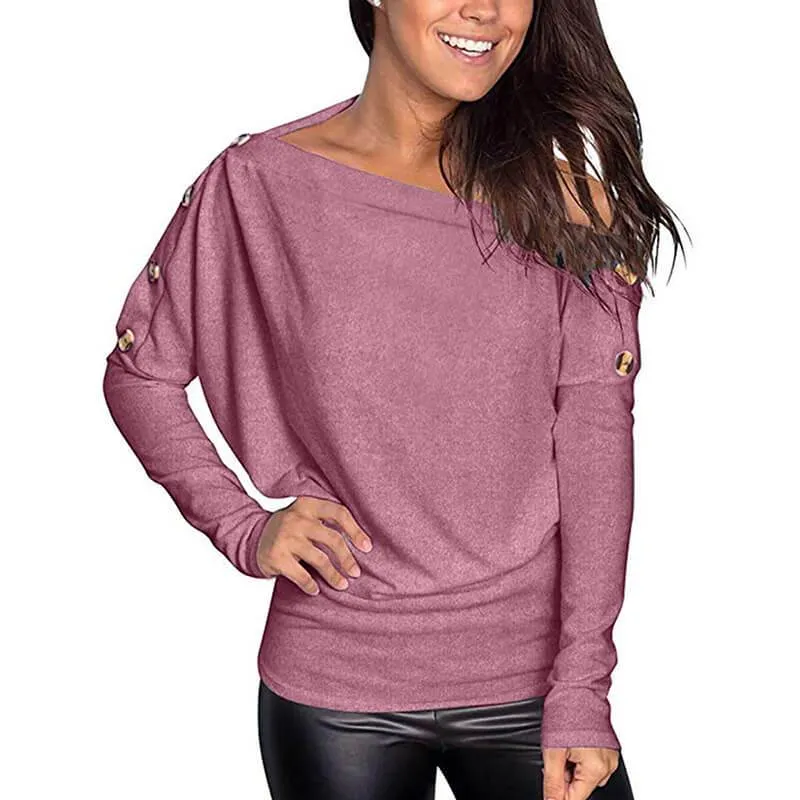 V-neck Hollow Loose Regular T-shirt