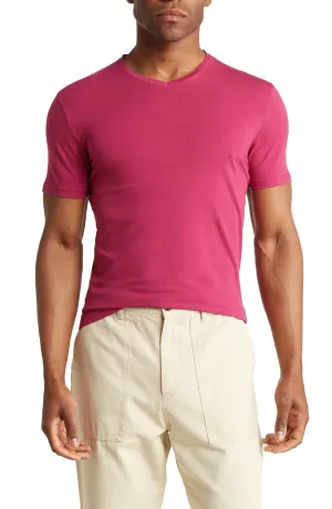 V-Neck Men's Solid T-Shirt