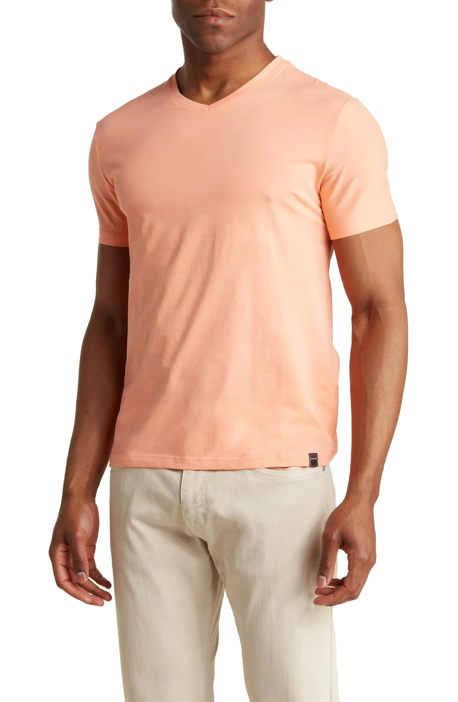 V-Neck Men's Solid T-Shirt