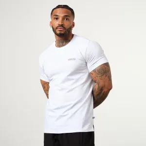 Vanquish Essential White Slim Fit Short Sleeve T Shirt