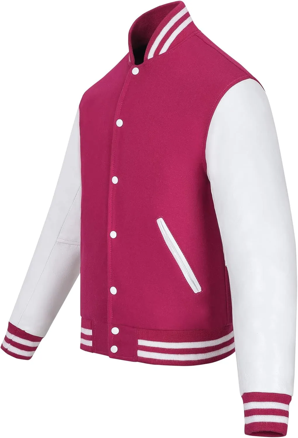 Varsity Jacket Baseball Letterman Jacket Wool and Leather Premium Quality Unisex Basketball Jacket