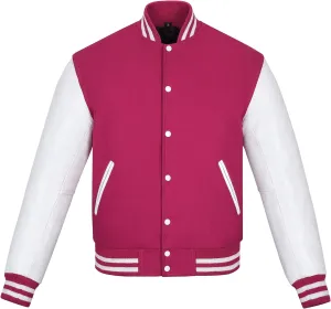 Varsity Jacket Baseball Letterman Jacket Wool and Leather Premium Quality Unisex Basketball Jacket