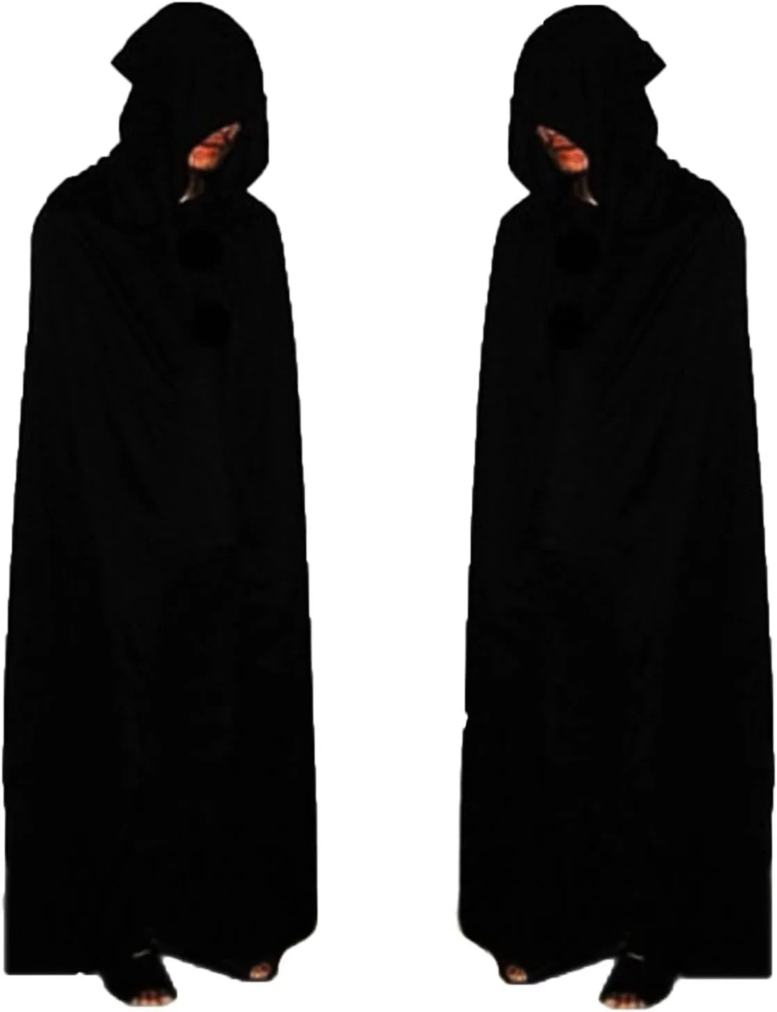 Victorian Gothic Capelet Shawl 2025 Adult Cosplay Knight Cape Hooded Cloak Halloween Flowy Robe Medieval Witch Poncho