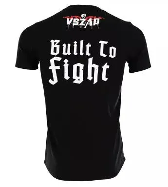Vszap Bulit to Fight VT003 Muay Thai Boxing T-Shirt S-4XL Black