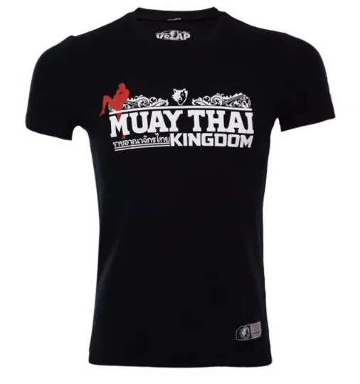Vszap VT042 Muay Thai Boxing T-Shirt S-4XL Black