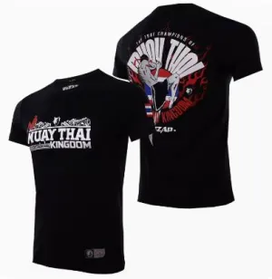 Vszap VT042 Muay Thai Boxing T-Shirt S-4XL Black