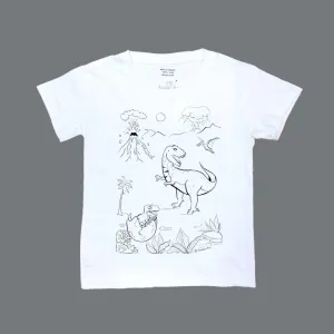 Where Dinos Used to Roam - DIY Color-it-ful T-shirts