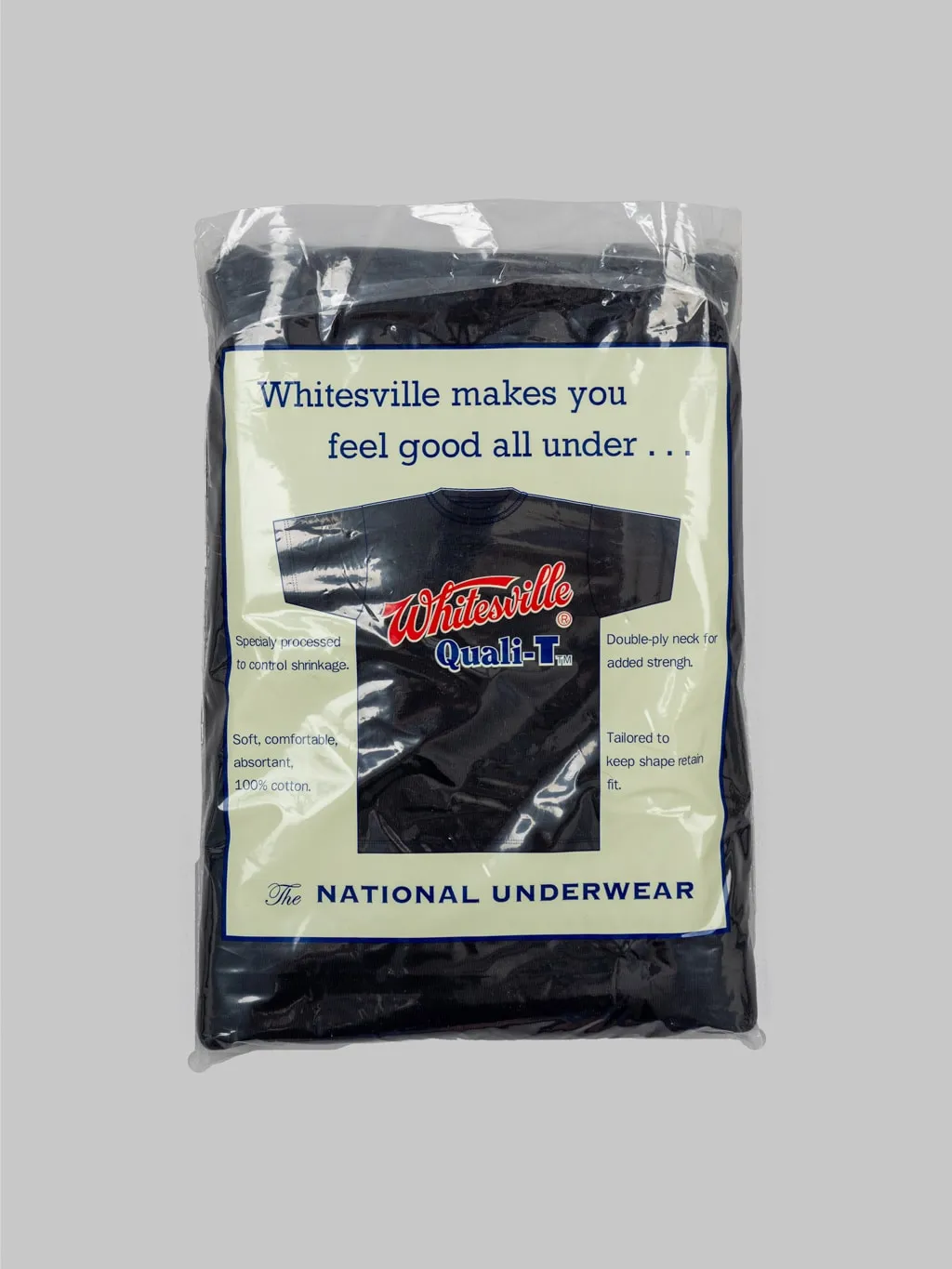 Whitesville Tubular T-Shirt Black (2 Pack)
