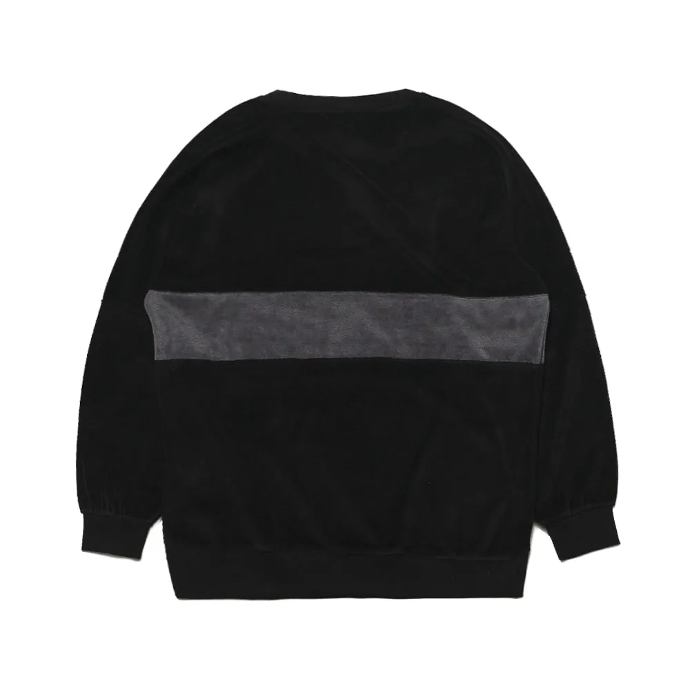 WL VELOUR PULLOVER BLACK