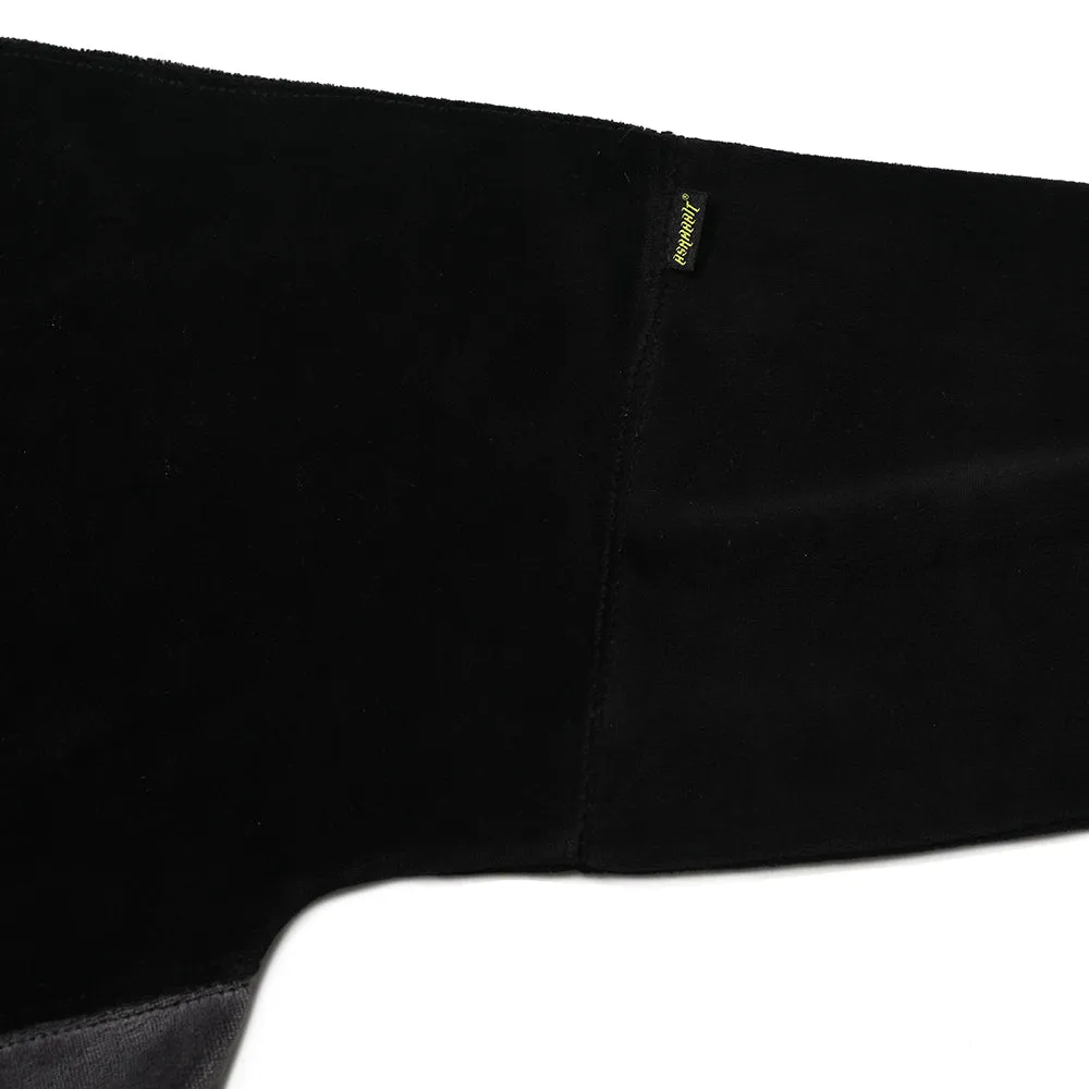 WL VELOUR PULLOVER BLACK