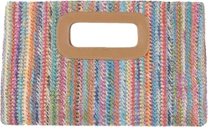 Women Top Handle Handbag Chain Crossbody Bag 2025 Summer Raffia Straw Clutch Beach Vacation Evening Square Purse