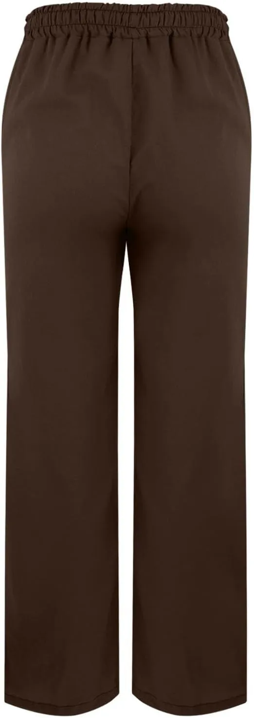 Womens Capris Casual High Waist Drawstring Split Hem Linen Pants 2025 Summer Plus Size Cropped Trousers