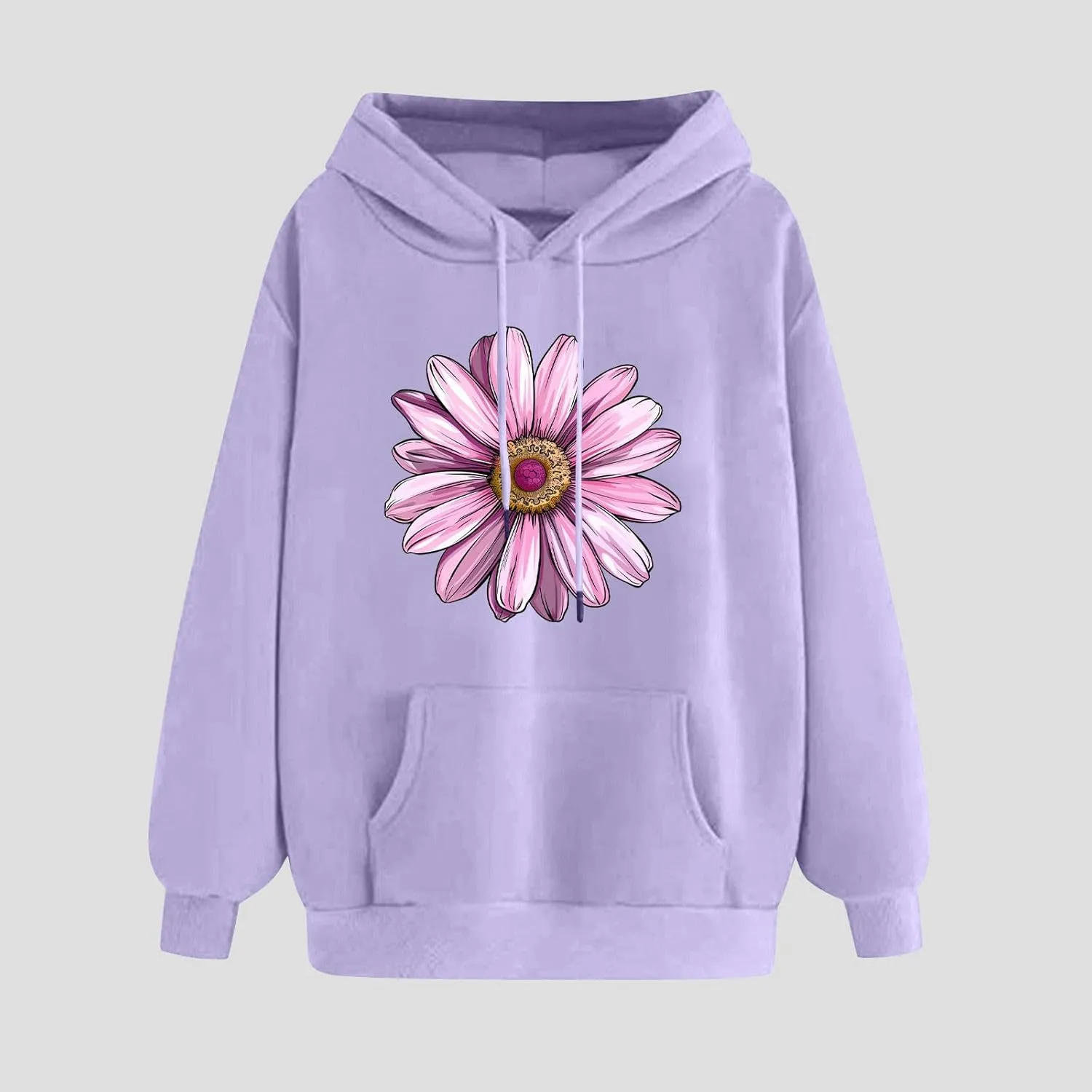Womens Graphic Hoodies Casual Loose Long Sleeve Oversized Sweatshirts Winter Fashion Outfits 2024 With Pockets