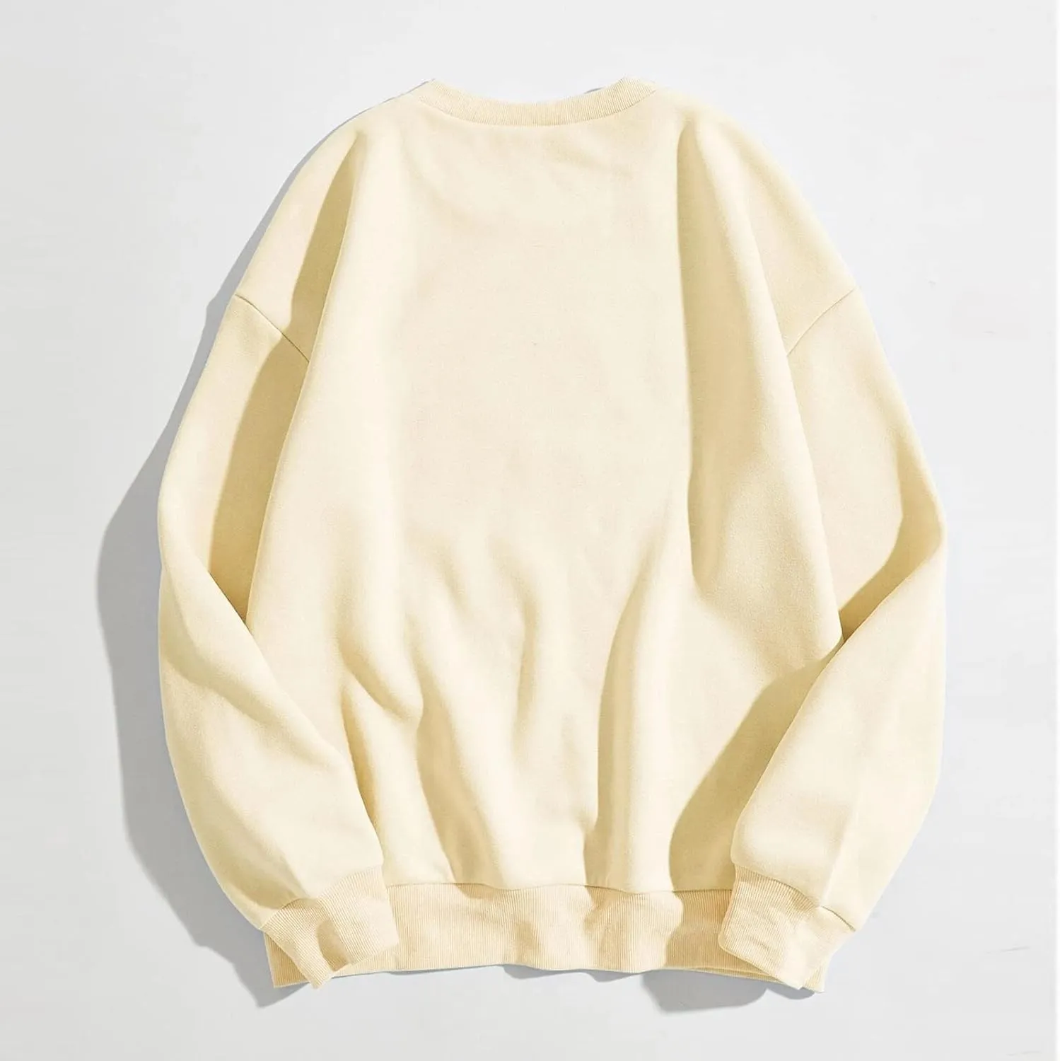 Womens Oversized Crewneck Sweatshirts London Print Crewneck Long Sleeve Pullover Loose Fit Tops Fleece Pullover Fashion 2024