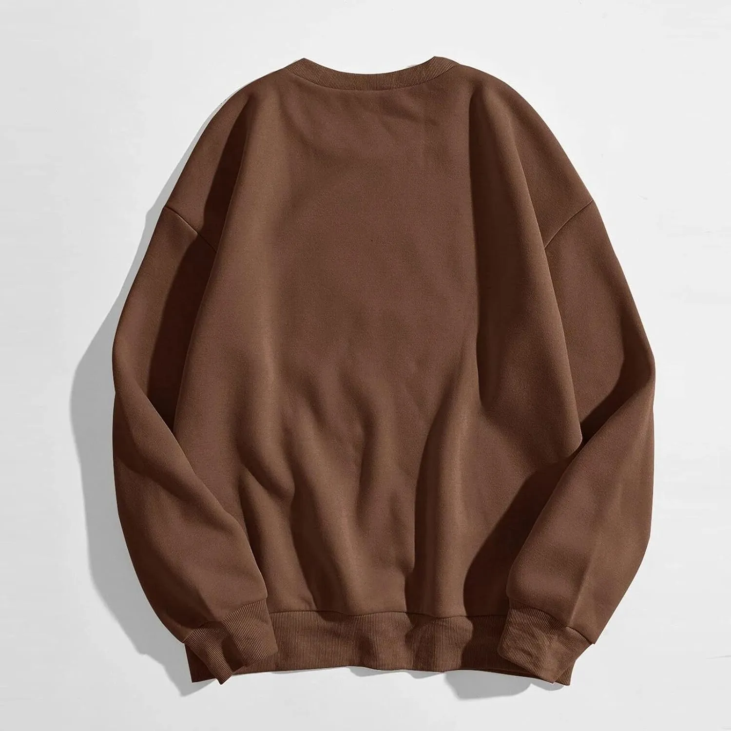 Womens Oversized Crewneck Sweatshirts London Print Crewneck Long Sleeve Pullover Loose Fit Tops Fleece Pullover Fashion 2024