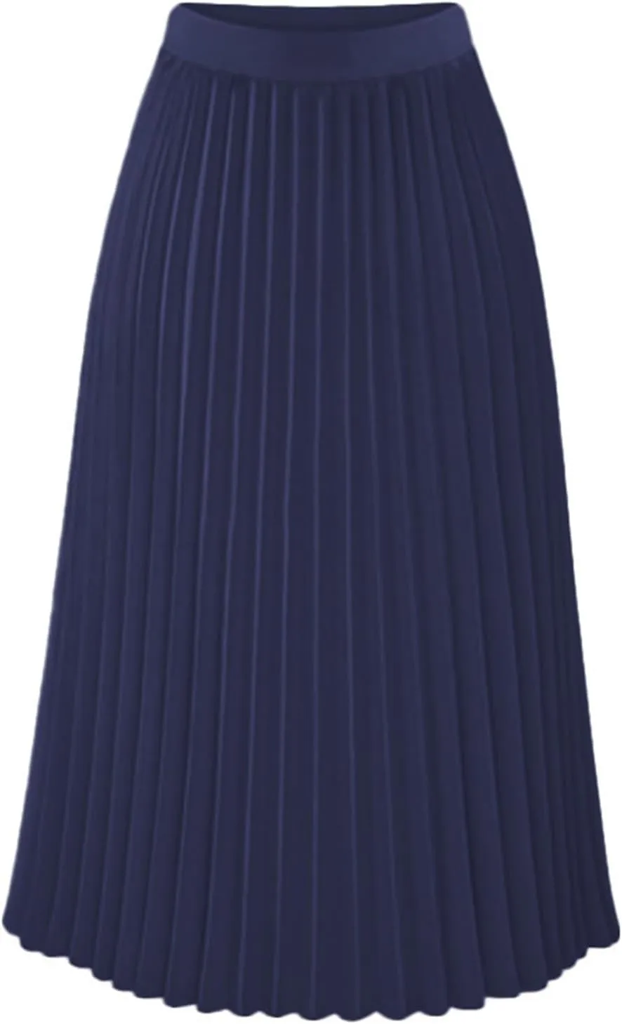 Womens Pleated Long Skirts A Linen High Waisted Swing Flare Midi Skirt Flowy Plus Size Summer Beach Boho Dress