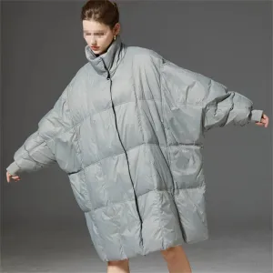 Women's Winter Warm Long Down Jacket Oversized Puffer Coat Waterproof Parkas