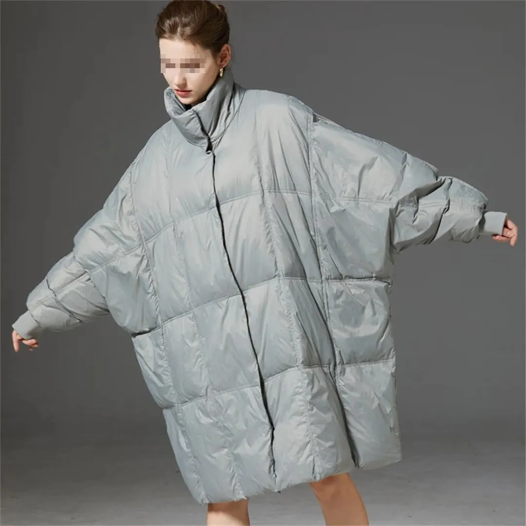 Women's Winter Warm Long Down Jacket Oversized Puffer Coat Waterproof Parkas