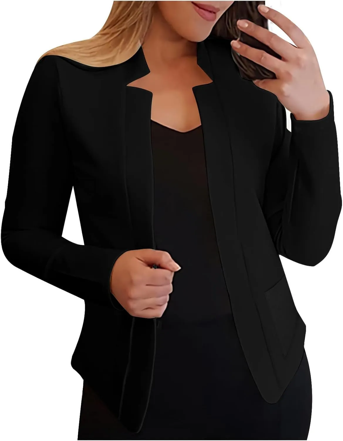 Women's Work Office Blazer Fall Fashion Business Casual Long Sleeve Petite Blazer Dressy Suit Jackets Trendy Outfits