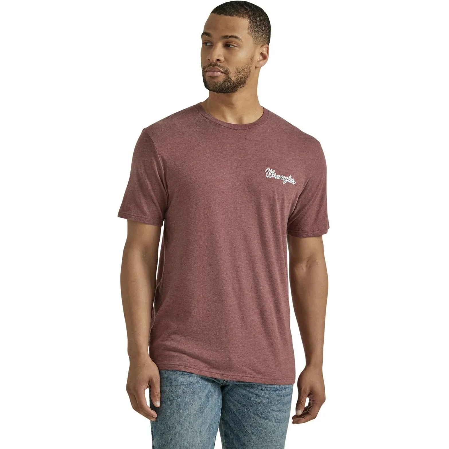 Wrangler Men's Tough Service Graphic T-Shirt in Sable