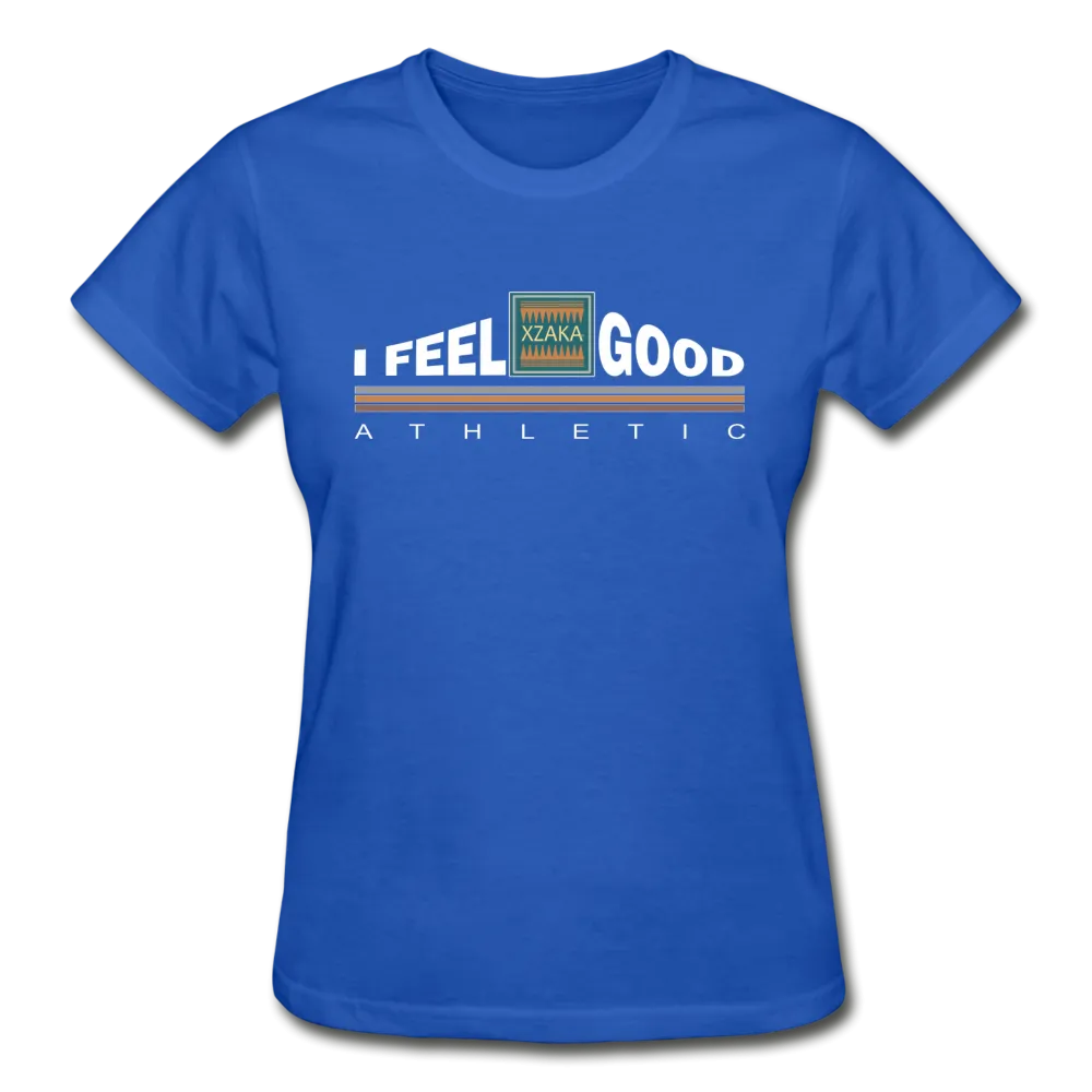 XZAKA - Women "I Feel Good" Workout T-Shirt - W3523