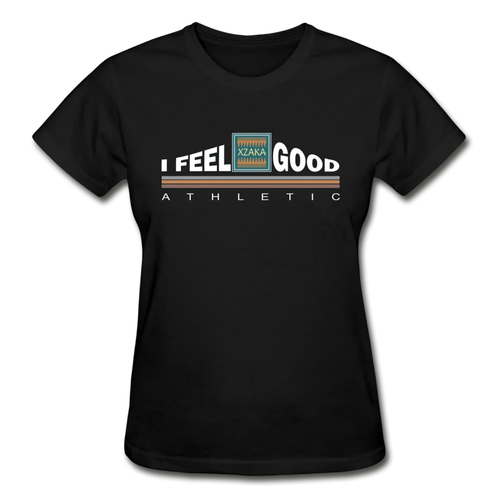 XZAKA - Women "I Feel Good" Workout T-Shirt - W3523