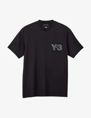 Y-3 Black Logo Short Sleeve T-Shirt