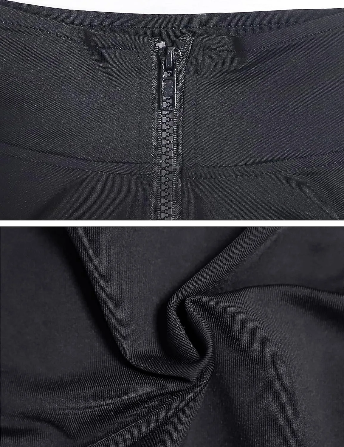Yeokou Womens Active Zip Up Running Workout Cropped Bbl Athletic Jacket with Thumb Holes