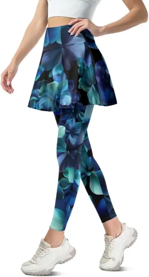 YEXIATODO Skirted Leggings for Women Control The Belly High Waisted Flowy Pleated Golf Skorts Skirts XS-3XL