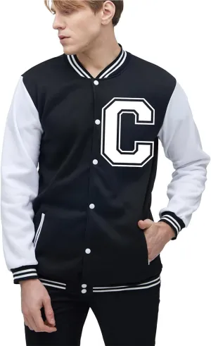 Yuji Itadori Mens Varsity Jacket Baseball Letterman Bomber Jacket Fleece Long Sleeve Coat Casual Clothing XXS-3XL