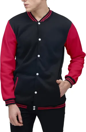 Yuji Itadori Mens Varsity Jacket Baseball Letterman Bomber Jacket Fleece Long Sleeve Coat Casual Clothing XXS-3XL