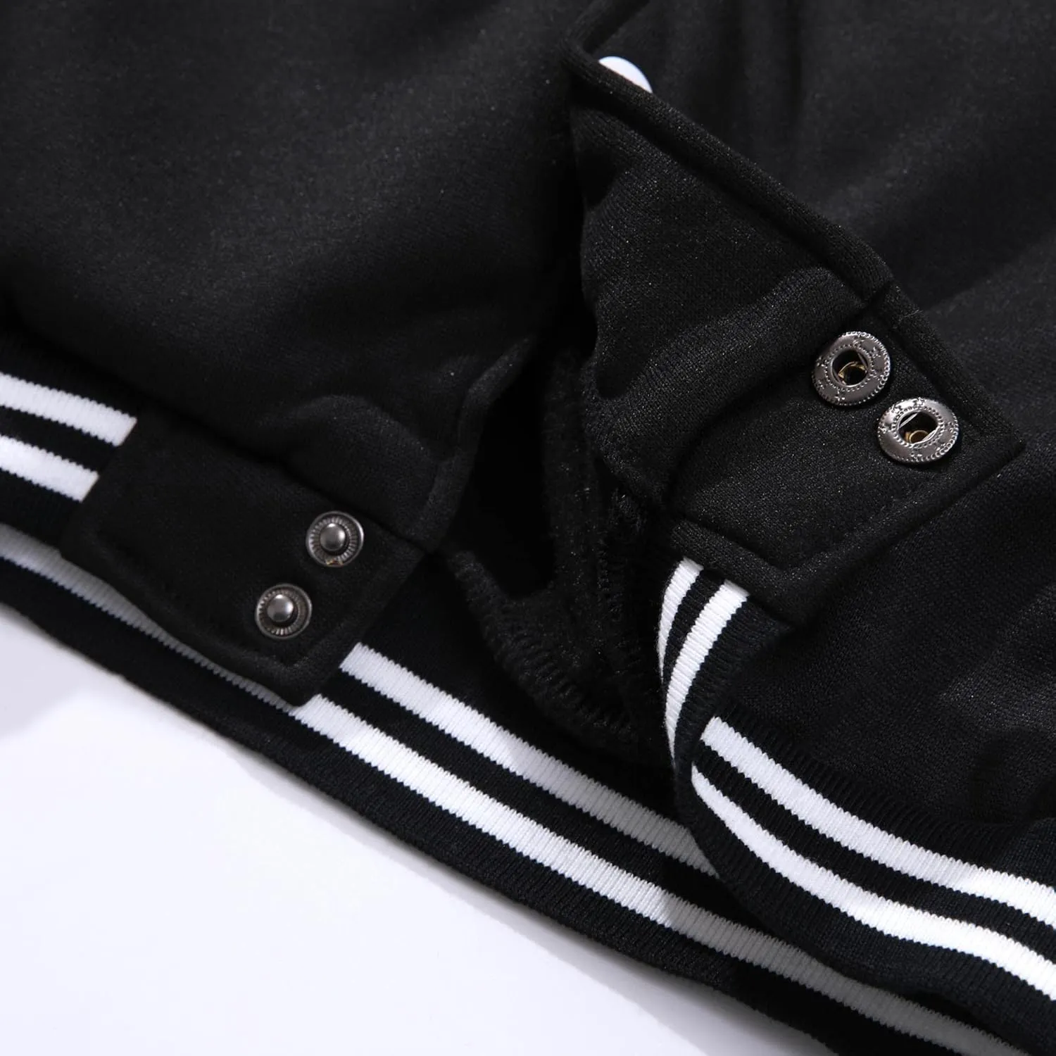 Yuji Itadori Women Varsity Jacket Leather Sleeve Baseball Lightweight Jacket Fleece Coat Button Down Clothes