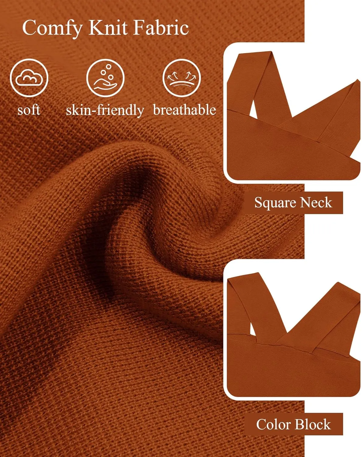 Zwurew Women's Knit Square Neck Tank Tops 2025 Summer Casual Sleeveless Sweater Fitted Shirts Tanks
